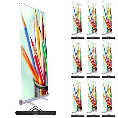10pcs 33"x79" Retractable Roll Up Banner Stand Wedding Trade Show Sign Display - Trend Times Toy Stores