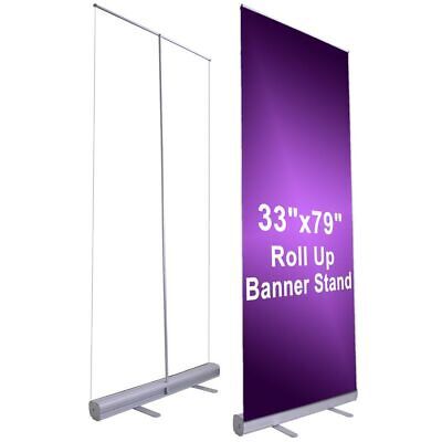 10pcs 33"x79" Retractable Roll Up Banner Stand Wedding Trade Show Sign Display - Trend Times Toy Stores
