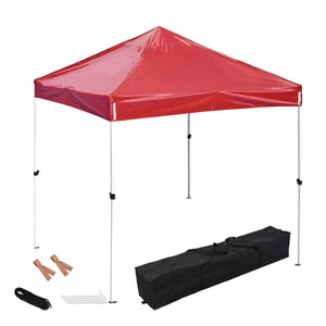 10x10' 1080D Commercial EZ Pop Up Canopy Tent Gazebo Instant Shelter Wedding - Trend Times Toy Stores