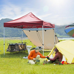 10x10' 1080D Commercial EZ Pop Up Canopy Tent Gazebo Instant Shelter Wedding - Trend Times Toy Stores