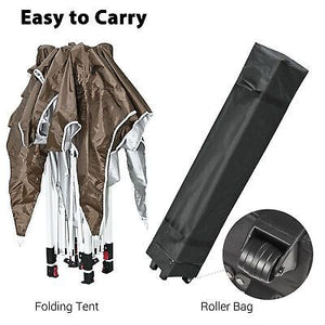 10x10 Ft Pop up Canopy UV50+ Instant Folding Tent Roller Bag Outdoor Backyard - Trend Times Toy Stores