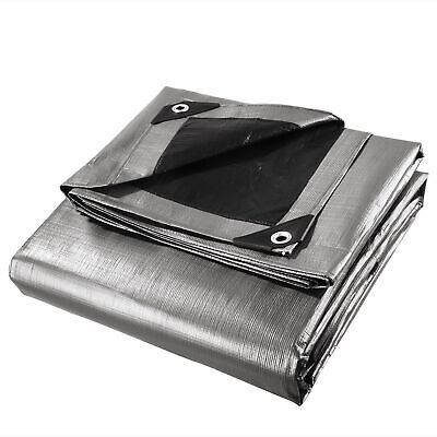 10x15 Ft Waterproof Poly Tarp Protect Cover 10mil Tarpaulin with 25 Ball Bungees - Trend Times Toy Stores