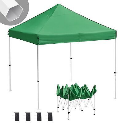 10x15 ft Pop Up Canopy CPAI-84 Commercial Outdoor Trade Fair Party Tent Green - Trend Times Toy Stores