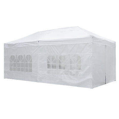 10x20 Pop Up Canopy Patio Outdoor Wedding Shelter Shade Tent Sidewall 420D - Trend Times Toy Stores