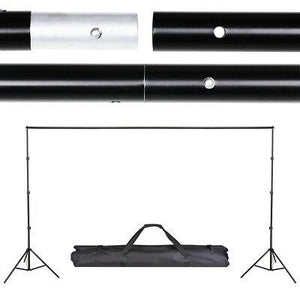 10x8.5ft Adjustable Background Support Stand Photograph Backdrop Detach Crossbar - Trend Times Toy Stores