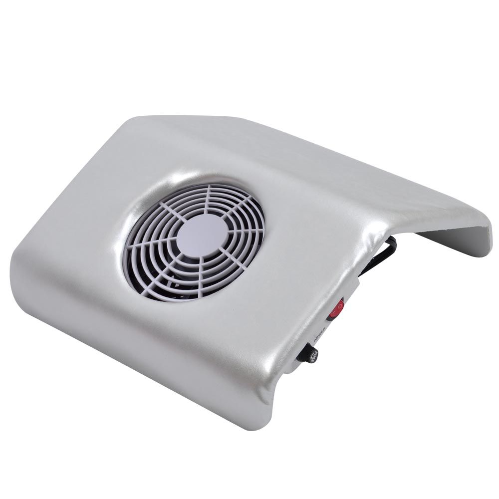 110V Nail Dust Collector Manicure Pedicure Salon Nail Drill Art Suction Fan Tool Silver - Trend Times Toy Stores