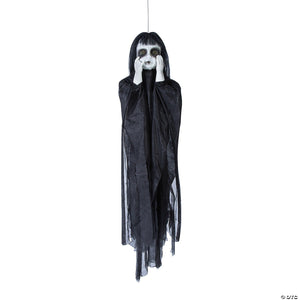 11 3/4" x 43 1/4" Hanging Spooky Undead Girl Halloween Decoration - Trend Times Toy Stores