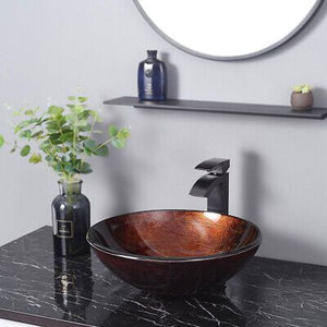 11" Sink Faucet Waterfall Bath Basin Mixer Tap Single Handle Oil-Rubbed Bathroom - Trend Times Toy Stores