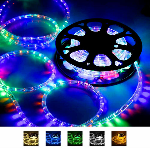 LED Rope Light Outdoor Waterproof 50ft