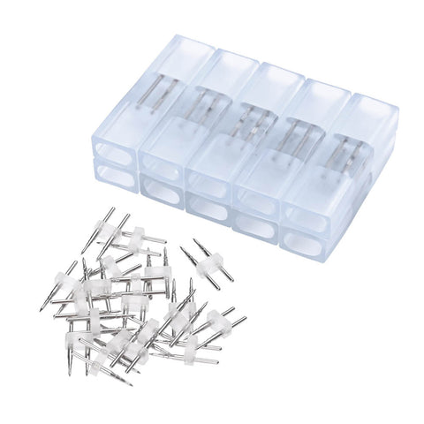 2-Wire Splice Connector Set(10) for Neon Rope Light 14x7mm