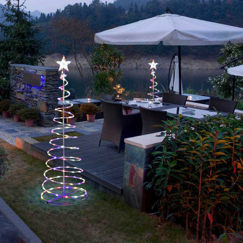 5' Lighted Spiral Christmas Tree USB Powered