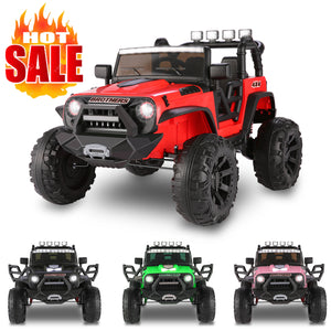 12/24V Large Electric Ride-On Truck for Kids with Parental Remote Control Trend Times 13