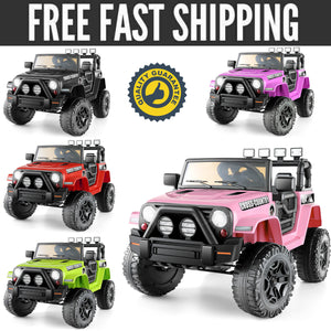 12/24V Large Electric Ride-On Truck for Kids with Parental Remote Control Trend Times 19