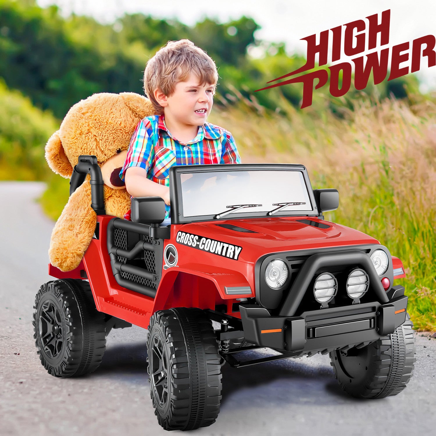 12/24V Large Electric Ride-On Truck for Kids with Parental Remote Control Trend Times 20