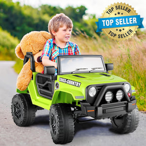 12/24V Large Electric Ride-On Truck for Kids with Parental Remote Control Trend Times 21