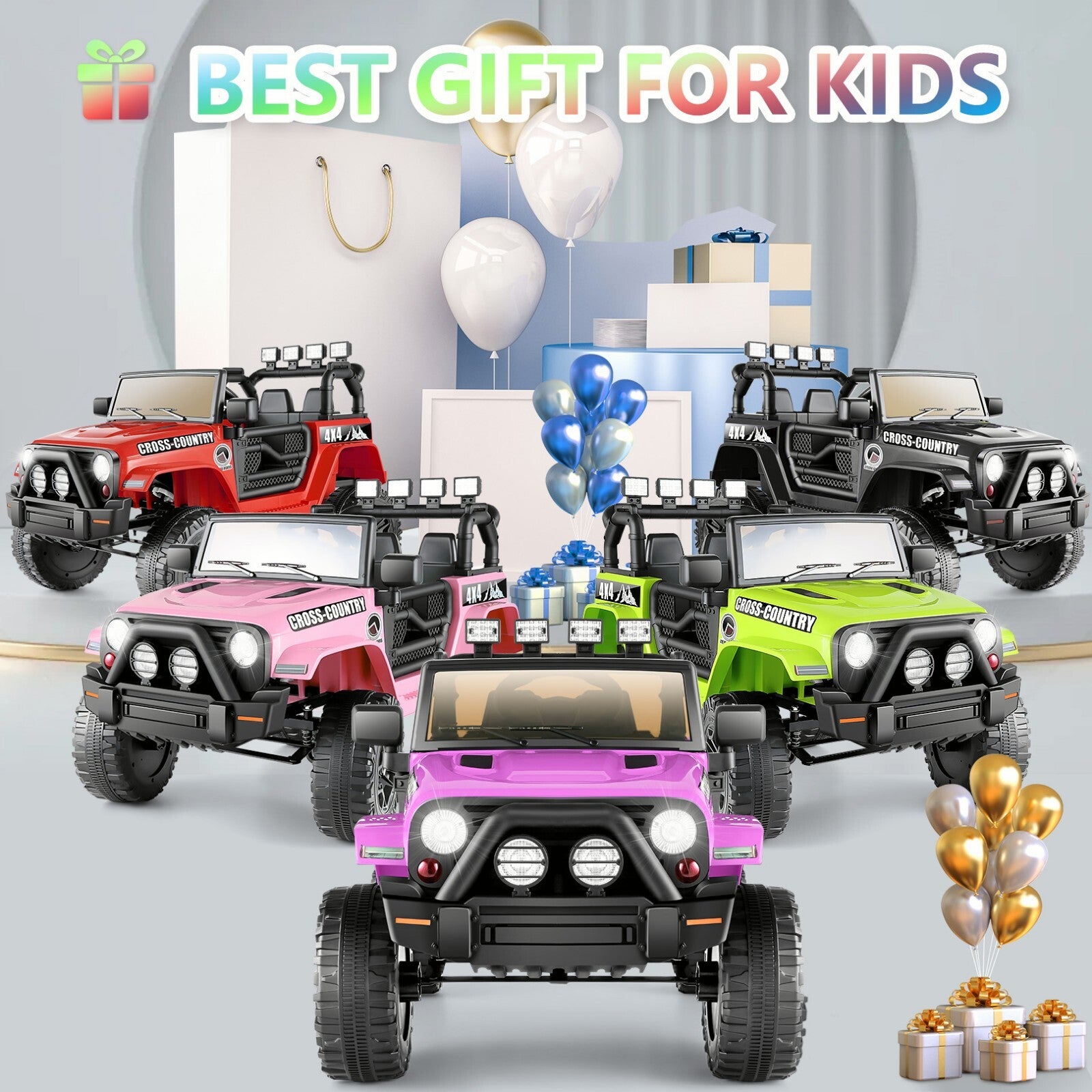 12/24V Large Electric Ride-On Truck for Kids with Parental Remote Control Trend Times 22