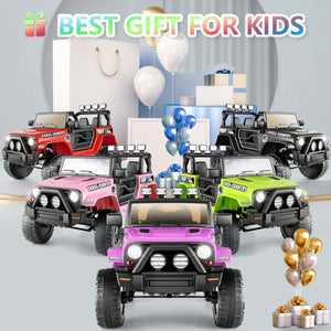 12/24V Large Electric Ride-On Truck for Kids with Parental Remote Control Trend Times 22