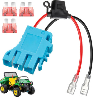 12 AWG Wire Harness Connector Replacement Compatible with Peg Perego 12 Volt SLA Trend Times 9