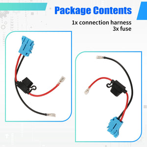 12 AWG Wire Harness Connector Replacement Compatible with Peg Perego 12V9909 Trend Times 4