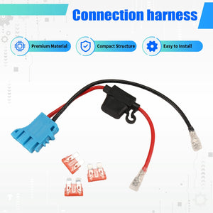 12 AWG Wire Harness Connector Replacement Compatible with Peg Perego 12V9953 Trend Times 4