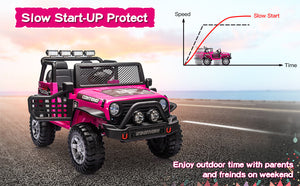 Electric 2-Seater Kids Ride-On Jeep with Remote Control and MP3 Player Trend Times 11