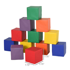 12-Piece Soft Foam Building and Stacking Play Blocks Set Trend Times 2