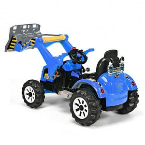 Battery Powered Kids Ride-On Dumper Truck Blue Trend Times Variant 0