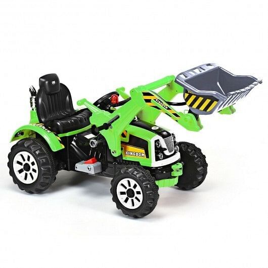 12V Battery-Powered Green Kids Ride-On Dumper Truck Trend Times 5