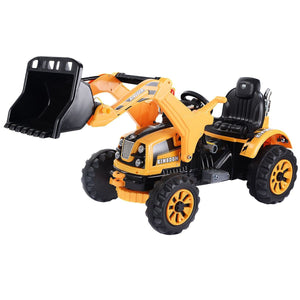 12V Battery Powered Yellow Kids Ride-On Dumper Truck Trend Times 0