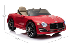 12V Powered Bentley Ride-On Car with Parent Remote Control Trend Times 2