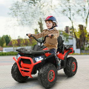 V Kids Electric 4-Wheeler ATV Quad with MP3 Player and LED Lights Trend Times 12