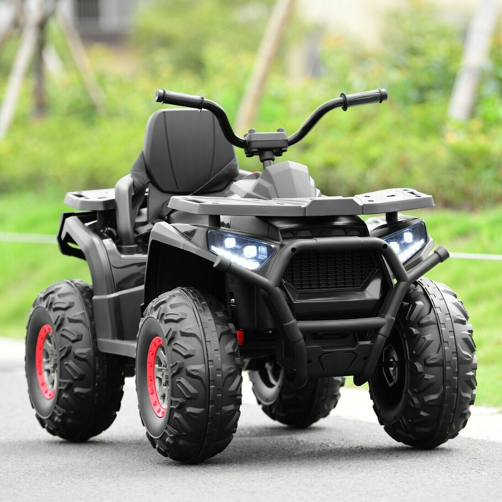 V Kids Electric 4-Wheeler ATV Quad with MP3 Player and LED Lights Trend Times 2
