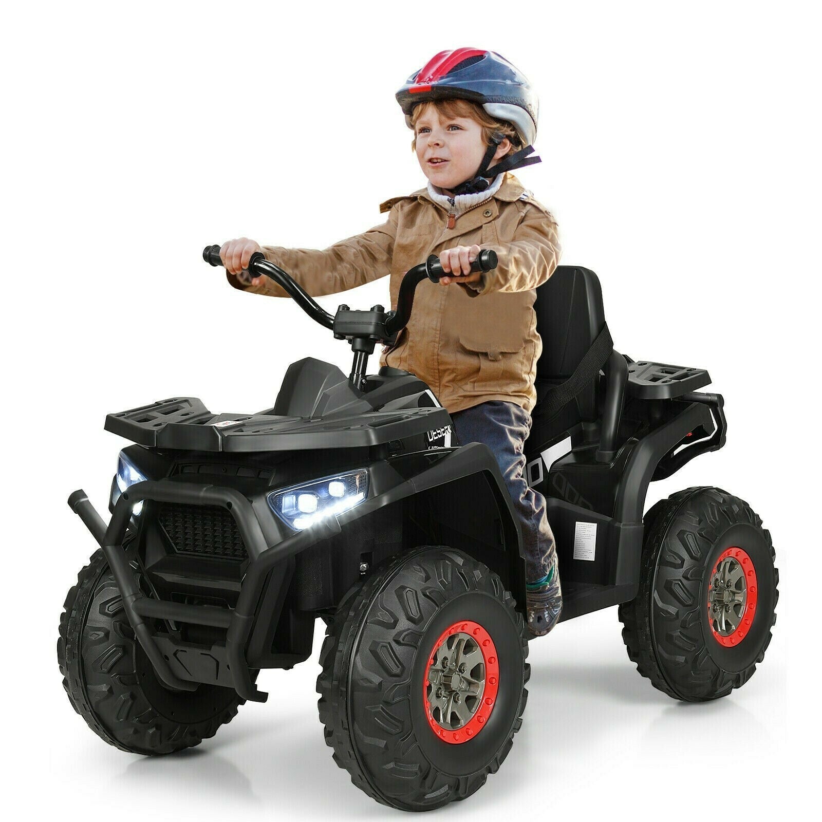 V Kids Electric 4-Wheeler ATV Quad with MP3 Player and LED Lights Trend Times 3