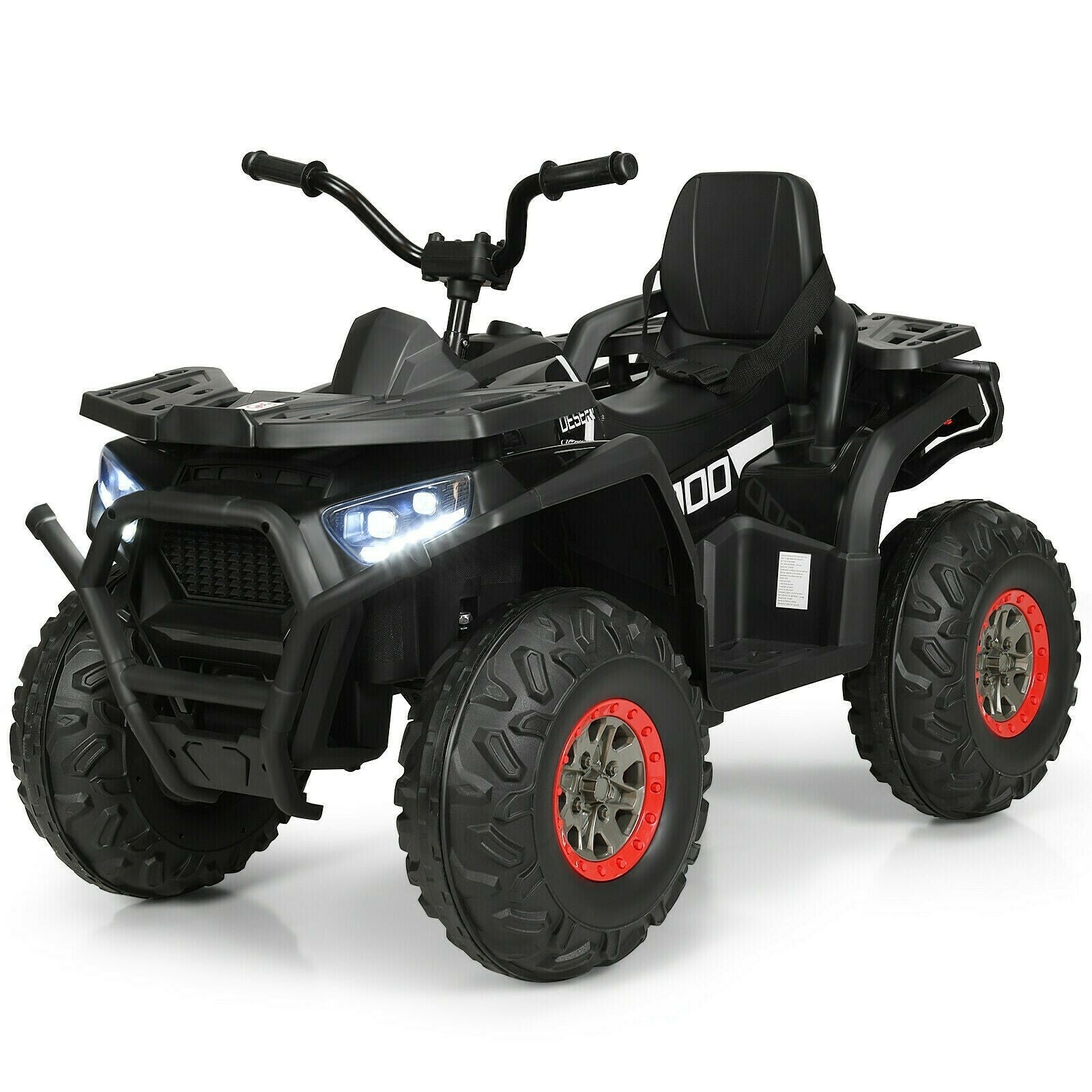 V Kids Electric 4-Wheeler ATV Quad with MP3 Player and LED Lights Trend Times 4