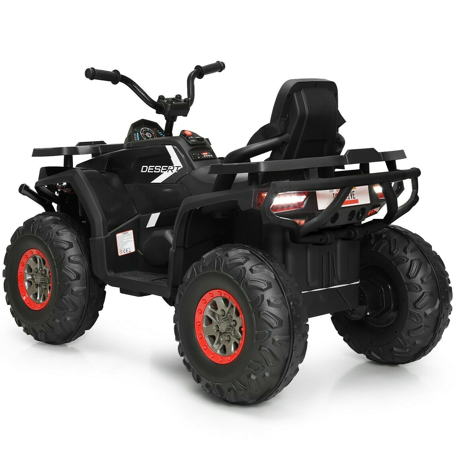 V Kids Electric 4-Wheeler ATV Quad with MP3 Player and LED Lights Trend Times 5