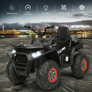 V Kids Electric 4-Wheeler ATV Quad with MP3 Player and LED Lights Trend Times 9