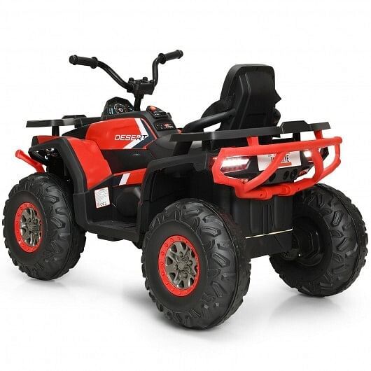 12V Kids Electric 4-Wheeler ATV Quad with MP3 Player and LED Lights, Red Trend Times 5