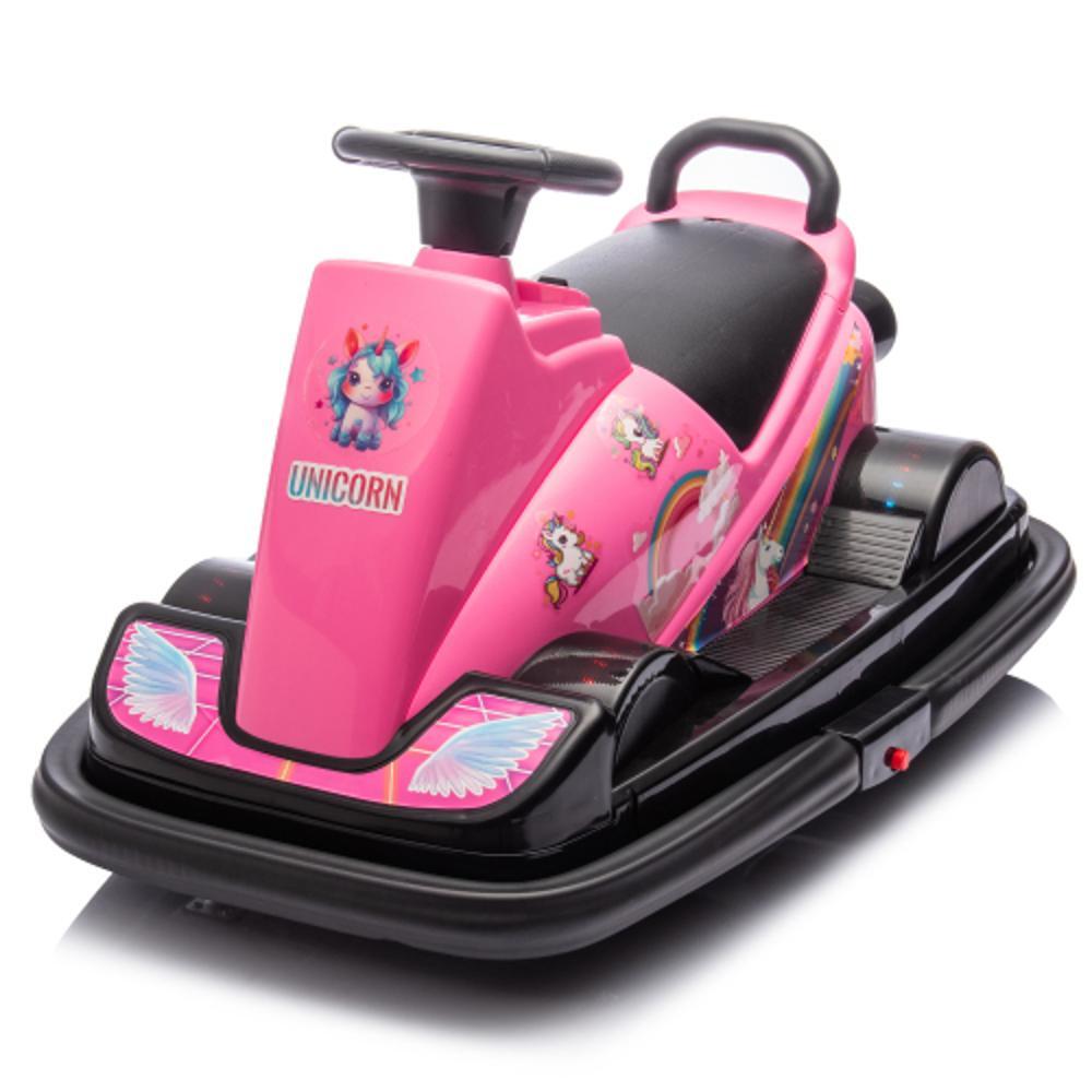 Kids Ride-On Motor Bumper Car with Cute Pink Design for Ages 3-5 Trend Times 2
