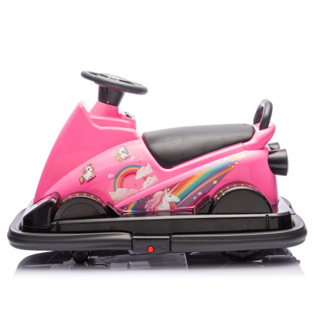 Kids Ride-On Motor Bumper Car with Cute Pink Design for Ages 3-5 Trend Times 4