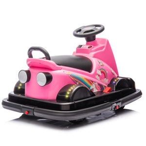 Kids Ride-On Motor Bumper Car with Cute Pink Design for Ages 3-5 Trend Times 5