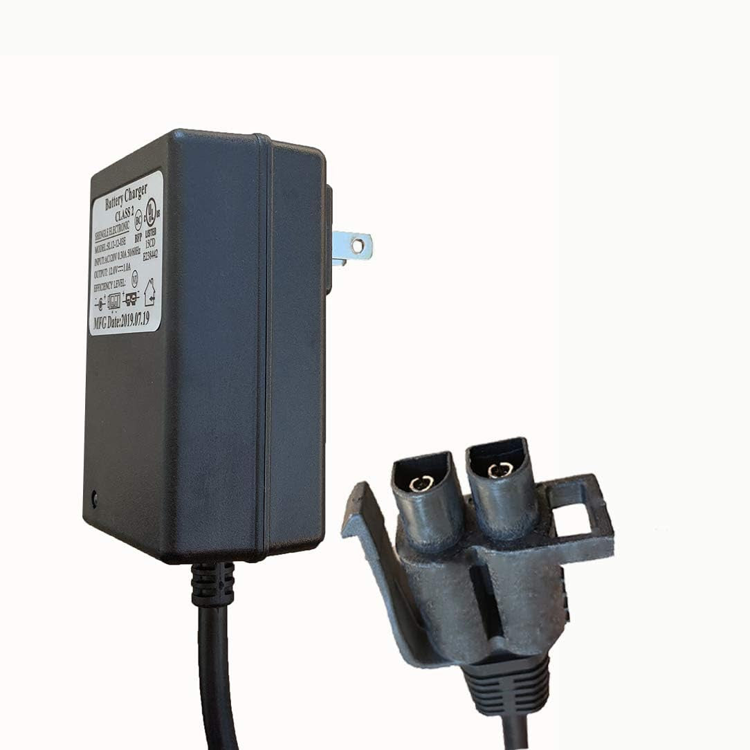 12 Volt B-Type Plug Charger and 12V Adapter for Kids Ride-On Battery Trend Times 2