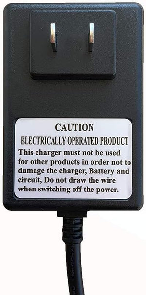 12 Volt B-Type Plug Charger and 12V Adapter for Kids Ride-On Battery Trend Times 4