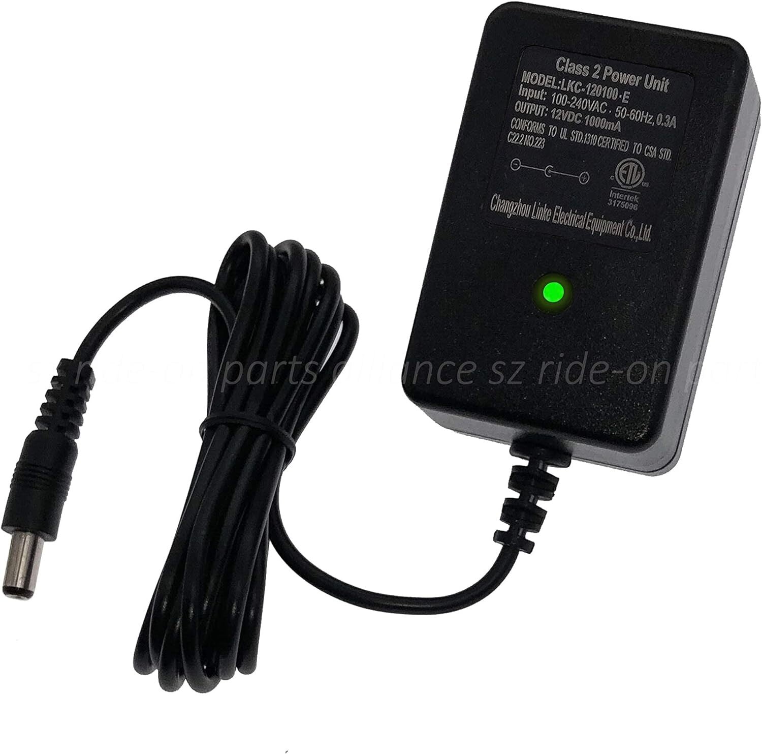 12 Volt Battery Charger for Kids Ride-On Cars Compatible with Trax Dynacraft Trend Times 1