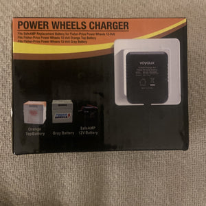 12 Volt Battery Charger for Power Wheels 12V Ride-On Toys Compatible with Fisher-Price Models Trend Times 1