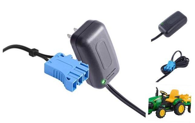 12 Volt Battery Charger Compatible with Peg Perego Ride-On Vehicles Trend Times 0