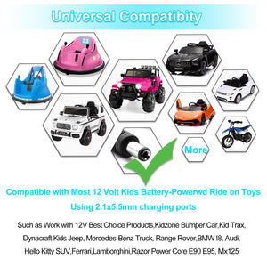 12 Volt Rechargeable Battery Charger for Kids Ride-On Cars and Toys Trend Times 4