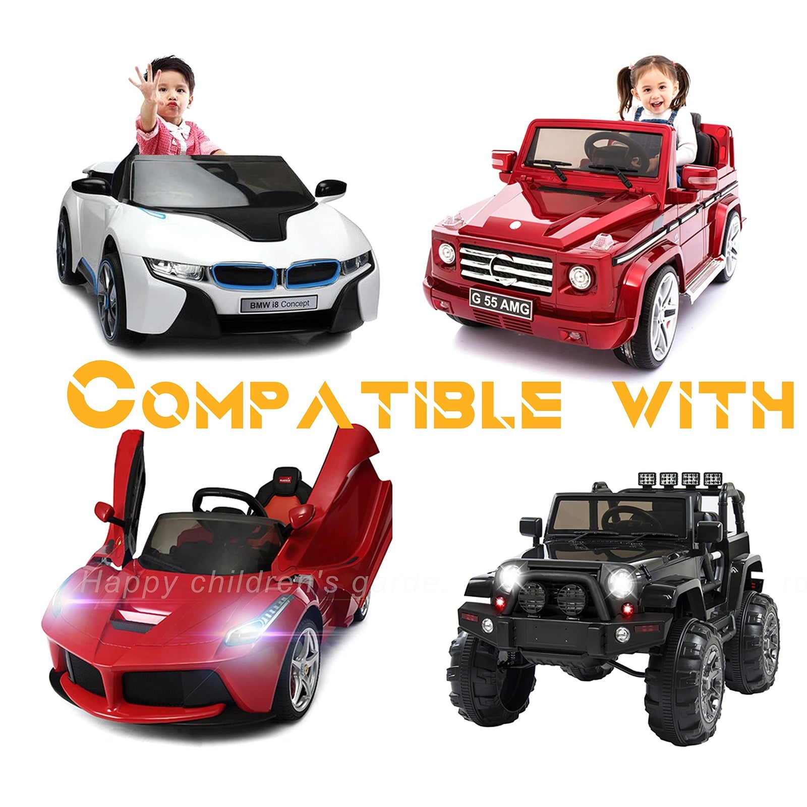 12 Volt Rechargeable Battery and Charger for Kids Ride-On Cars and Toys Trend Times 7