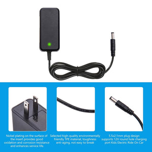 12 Volt Battery Charger for Kids Ride-On Toys and Cars Trend Times 1
