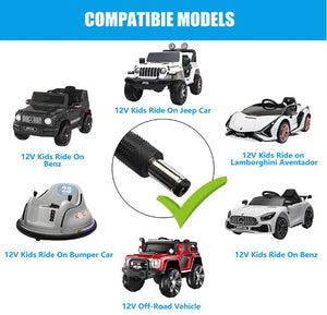 12 Volt Battery Charger for Kids Ride-On Toys and Cars Trend Times 5