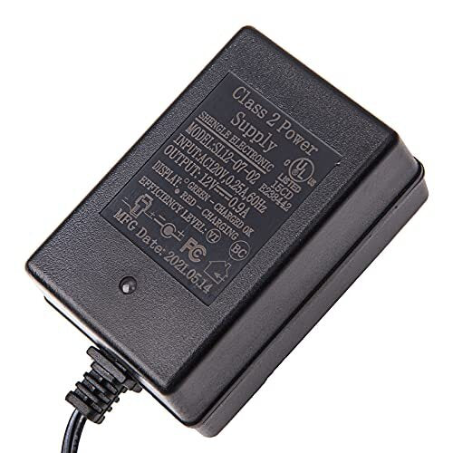 12 Volt 0.9A Battery Charger for Kids Electric Ride-On Cars and Toys Trend Times 1